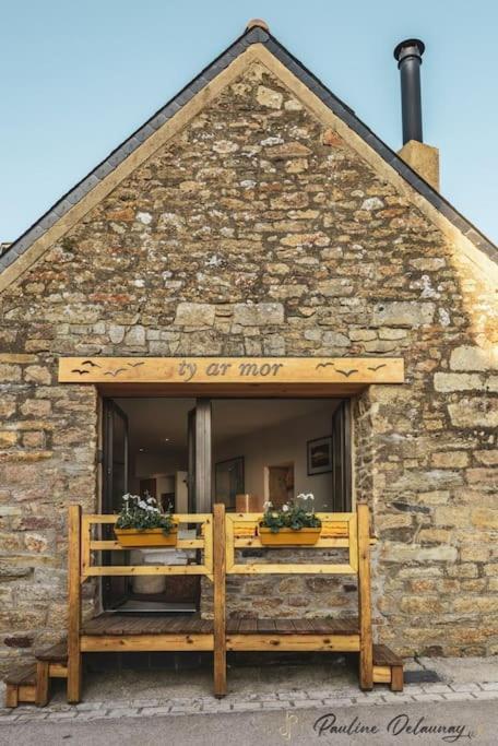 Ty Ar Mor Maison De La Mer, A 40 M De La Plage Saint-Michel-en-Grève Buitenkant foto