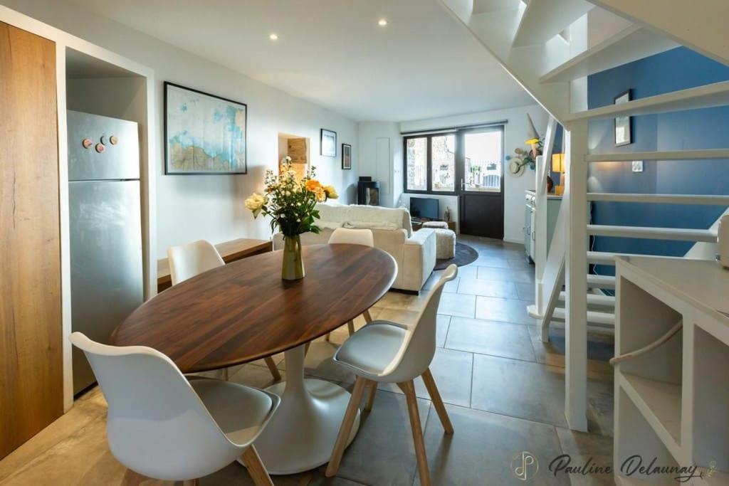 Ty Ar Mor Maison De La Mer, A 40 M De La Plage Saint-Michel-en-Grève Buitenkant foto