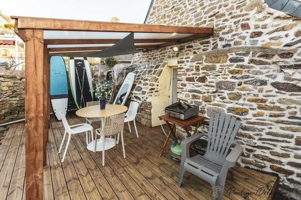 Ty Ar Mor Maison De La Mer, A 40 M De La Plage Saint-Michel-en-Grève Buitenkant foto